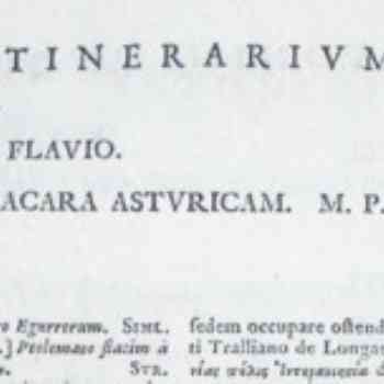 Click para ampliar. Pulsa en el nombre para ver la ficha. ITINERARIO ANTONINO,  2
